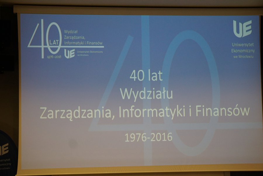 Jubileusz 40-lecia Wydziału ZIF - uroczysta Rada Wydziału